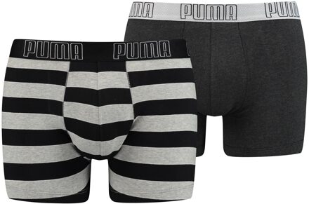 bold stripe 2-pack zwart & grijs