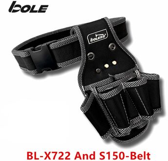 Bole Elektricien Gereedschapstas Multifunctionele Tool Handtas 600D Waterdichte Tas Verdikte Slijtvastheid 722 en Belt