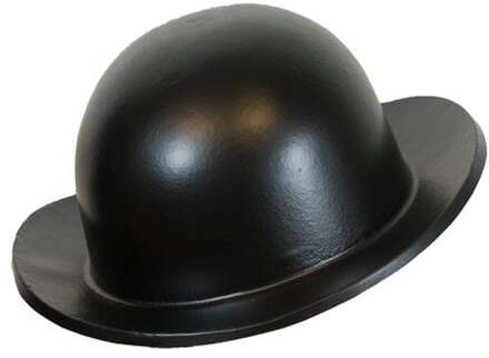 Bolhoed plastic zwart