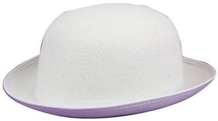 Bolhoed vilt wit Wit - Transparant