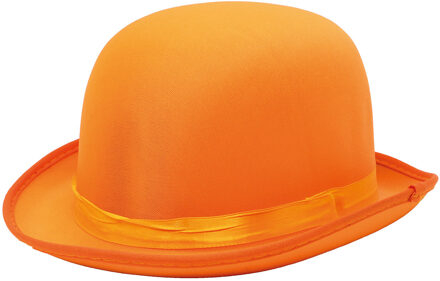 bolhoed voor volwassenen - oranje - Carnaval verkleed clown kostuum hoedje
