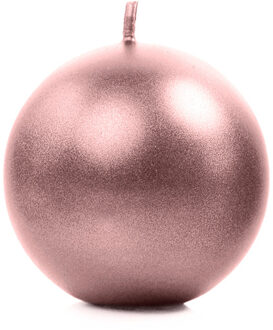 Bolkaars metallic roségoud - 6cm Roze