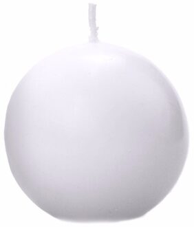 Bolkaarsen - wit - kaarsen - D8 cm - 20 branduren - sfeerkaarsen