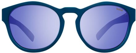 Bollé Coastal Zonnebril Mat Blauw Gepolariseerd Groenblauw - One Size