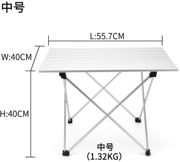 Bolle Outdoor Aluminium Klaptafel Camping Picknick Barbecue Tafel Draagbare Eettafel