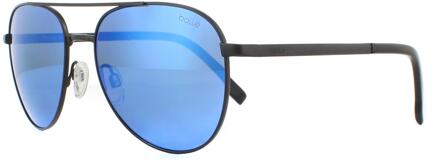 Bollé Zonnebril Evel 12536 Mat Zwart Offshore Blauw Gepolariseerd