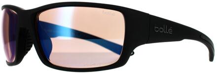 Bollé zonnebril kayman 12649 mat zwart phantom+ blauw fotochromisch gepolariseerd - maat