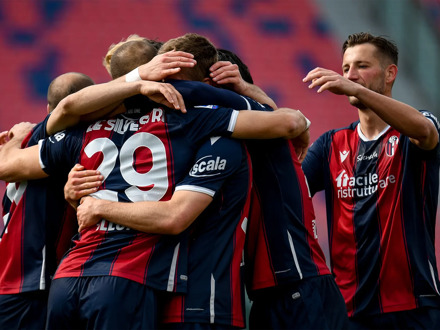 Bologna - Lazio Roma (Serie A) (Vliegtuig)