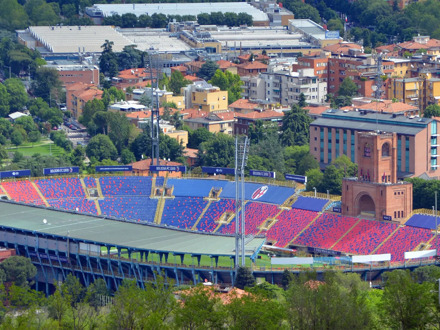 Bologna vs AC Milan (Serie A) (Vliegtuig)