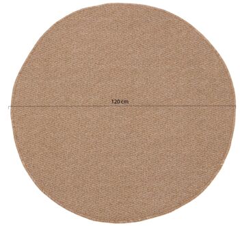 Bolonia buitenkleed ø 120cm - Laagste prijsgarantie! Taupe