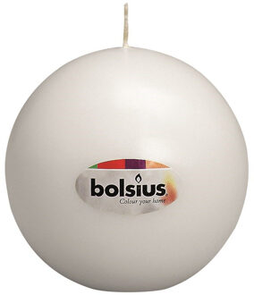 Bolsius 6x Bolsius Bolkaars 70mm wit