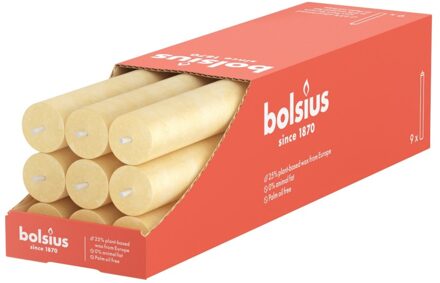 Bolsius Dinerkaarsen Rustiek Oat Beige 27 Cm - 16 Stuks