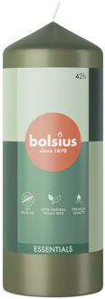 Bolsius Essentials Stompkaars 150/58 Fresh Olive groen