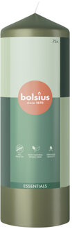 Bolsius Essentials Stompkaars 200/68 Fresh Olive groen