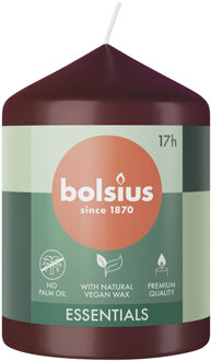 Bolsius Essentials Stompkaars 80/58 Velvet Red rood