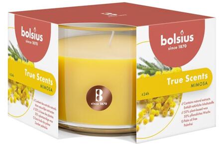 Bolsius Geur stompkaars 63/90 Mimosa geel