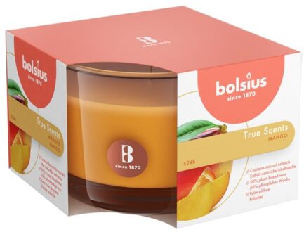Bolsius Geurglas 63/90 True Scents Mango Geel