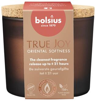 Bolsius Geurglas 66/83 Oriental Softness bruin