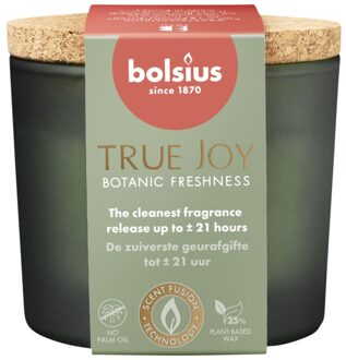 Bolsius Geurglas Met Kurk 66/83 True Joy Botanic Freshness