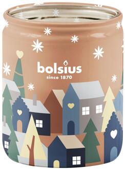 Bolsius Geurglas Silent Night 82/68 crème