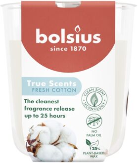 Bolsius Geurglas True Scents Fresh Cotton 80/73