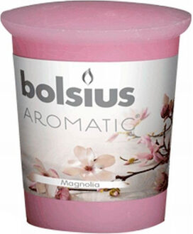 Bolsius Geurkaars Geurvotive rond 53/45 per stuk Magnolia