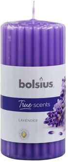 Bolsius geurkaars True Scents Lavendel 12 cm wax paars