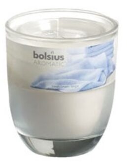 Bolsius Geurkaarsen Fresh Linen wit 6 st 103626150358