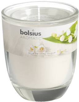Bolsius Geurkaarsen Lily of the Valley wit 6 st 103626150303