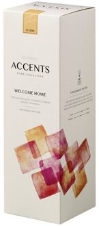Bolsius Geurstokjes Accents Welcome Home 100 ml Transparant