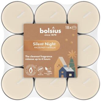 Bolsius Geurtheelicht Silent Night 18st crème