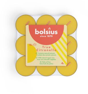 Bolsius Geurtheelichten 4u pk18 true citronella