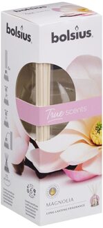 Bolsius geurverspreider True Scents - Magnolia - 45 ml Transparant