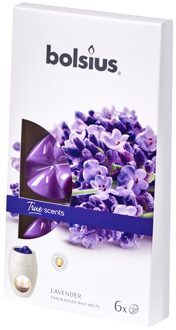 Bolsius geurwax True Scents Lavendel wax paars 6 stuks