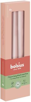 Bolsius Gotische kaars 245/24 4st Roze