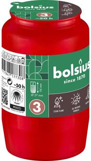 Bolsius Graflicht Compo nr.3 rood