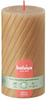 Bolsius Rustiek Twist Stompkaars 130/68 Oat Beige