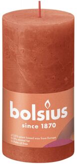 Bolsius Stompkaars Earthy Orange Ø68 mm - Hoogte 13 cm - Oranje - 60 branduren