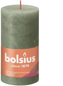 Bolsius Stompkaars Olive 13 cm Groen