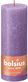 Bolsius Stompkaars Vibrant Violet Ø68 mm - Hoogte 19 cm - Violet - 85 branduren Paars