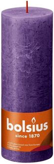 Bolsius Stompkaars Vibrant Violet Ø68 mm - Hoogte 19 cm - Violet - 85 branduren Paars