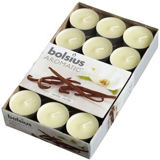 Bolsius Vanilla - Geur waxinelichten - 30 Stuks