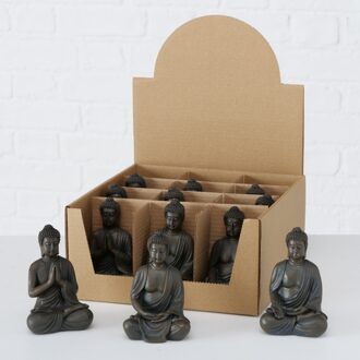 Boltze Buddha - Boedha - 10cm - 3 set - Bruin