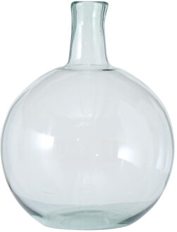 Boltze Deco by Boltze Vaas - smalle hals - glas - transparant - 32 x 45 cm