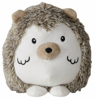 Boltze Deurstopper gewicht - dieren thema Egel - 1 kilo - grijs - polyester - 16 x 17 cm