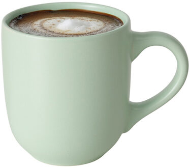 Boltze Koffiemokken Paris - 1x stuks - Keramiek - mintgroen - 300 ml - 8 x 10 cm
