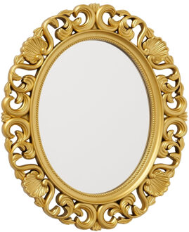 Boltze Wandspiegel Sabrina - goud - ovaal - vintage - klassiek - H37cm