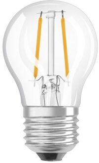 Bolvormige LED-lamp met helder filament - 1.5W equivalent 15W E27 - Warm wit