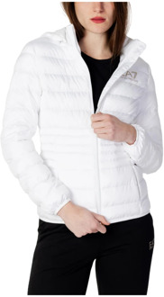 Bomber Jacket 8Ntb23 Tnf8Z Emporio Armani EA7 , White , Dames - M,S