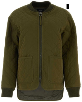 Bomber Jackets A.p.c. , Green , Dames - XS